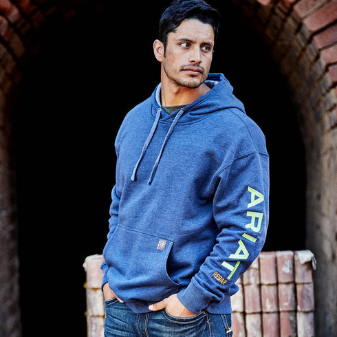ARIAT MEN GRAPHIC REBAR HOODIE