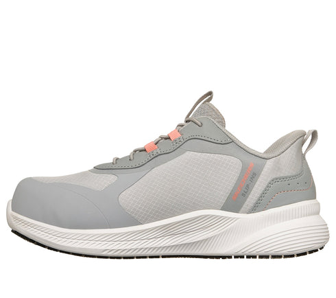 SKECHERS WOMENS SLIP IN GRY