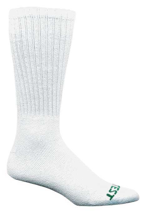 HYTEST MENS BIG FOOT CREW WHT