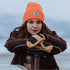 CAR ACRYLIC KNT HAT SAFETY ORG