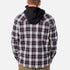 BRUNT HOODED SHIRT JACKET BLK