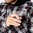 BRUNT HOODED SHIRT JACKET BLK