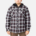 BRUNT HOODED SHIRT JACKET BLK