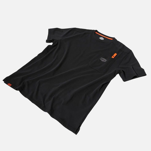 BRUNT MARTIN POCKET TEE BLK BT