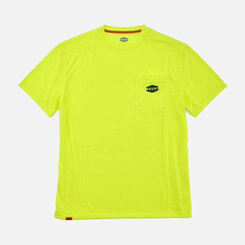 BRUNT MARTIN POCKET TEE YELLOW
