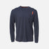 BRUNT MARTIN LS POCKET TEE NVY