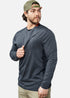 MCKENNA TECH LS SHIRT BLUE