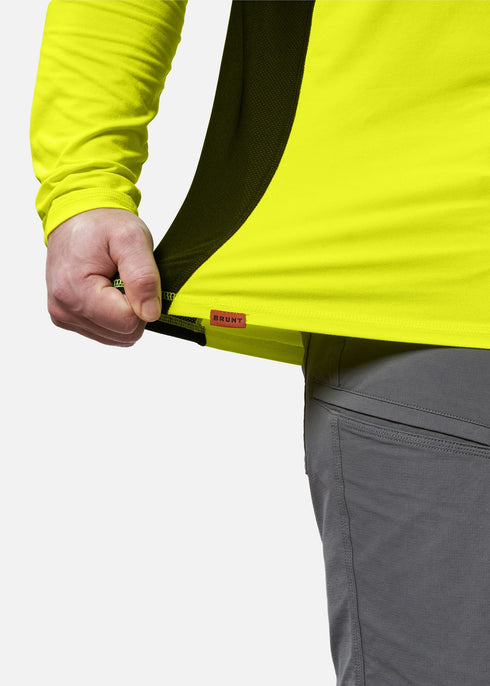 MCKENNA TECH LS SHIRT YLW BT