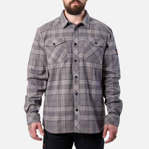 BRUNT HEAVYWEIGHT FLANNEL GRY
