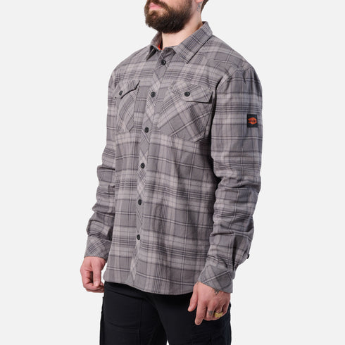 BRUNT HEAVYWEIGHT FLANNEL GRY