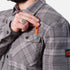 BRUNT HEAVYWEIGHT FLANNEL GRY