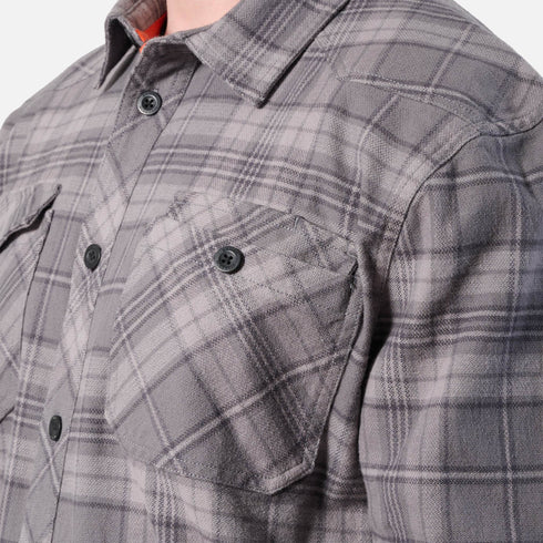 BRUNT HEAVYWEIGHT FLANNEL GRY