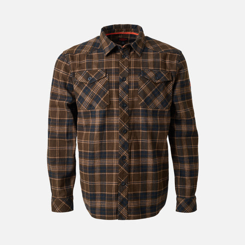 BRUNT HEAVYWEIGHT FLANNEL BRN
