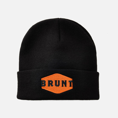 BRUNT CUFFED BEANIE BLACK