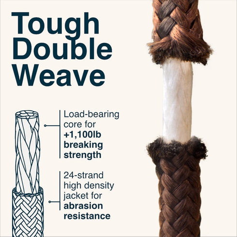 UNBREAKABLE BOOT LACES 54" BRN