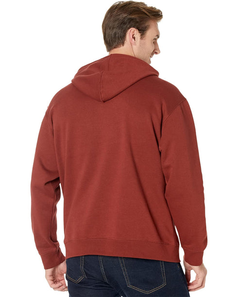 WOLVERINE LABEL HOODY BRICK